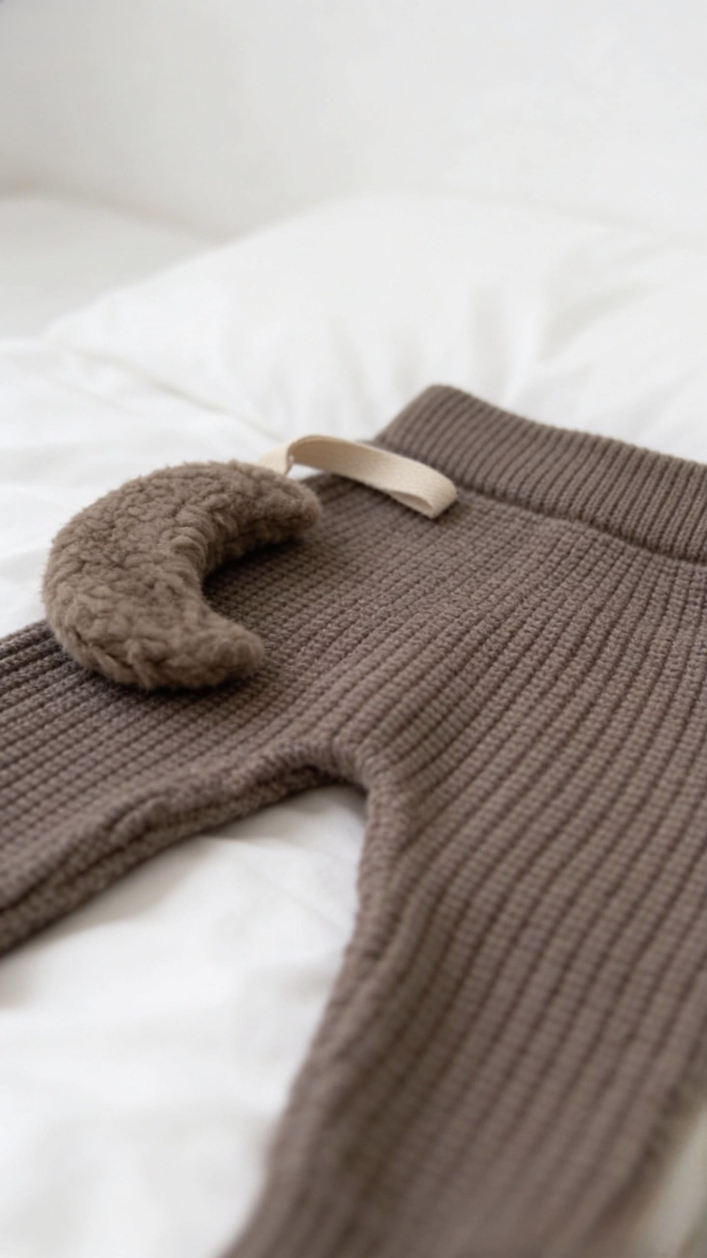 Strickleggings - in Taupe
