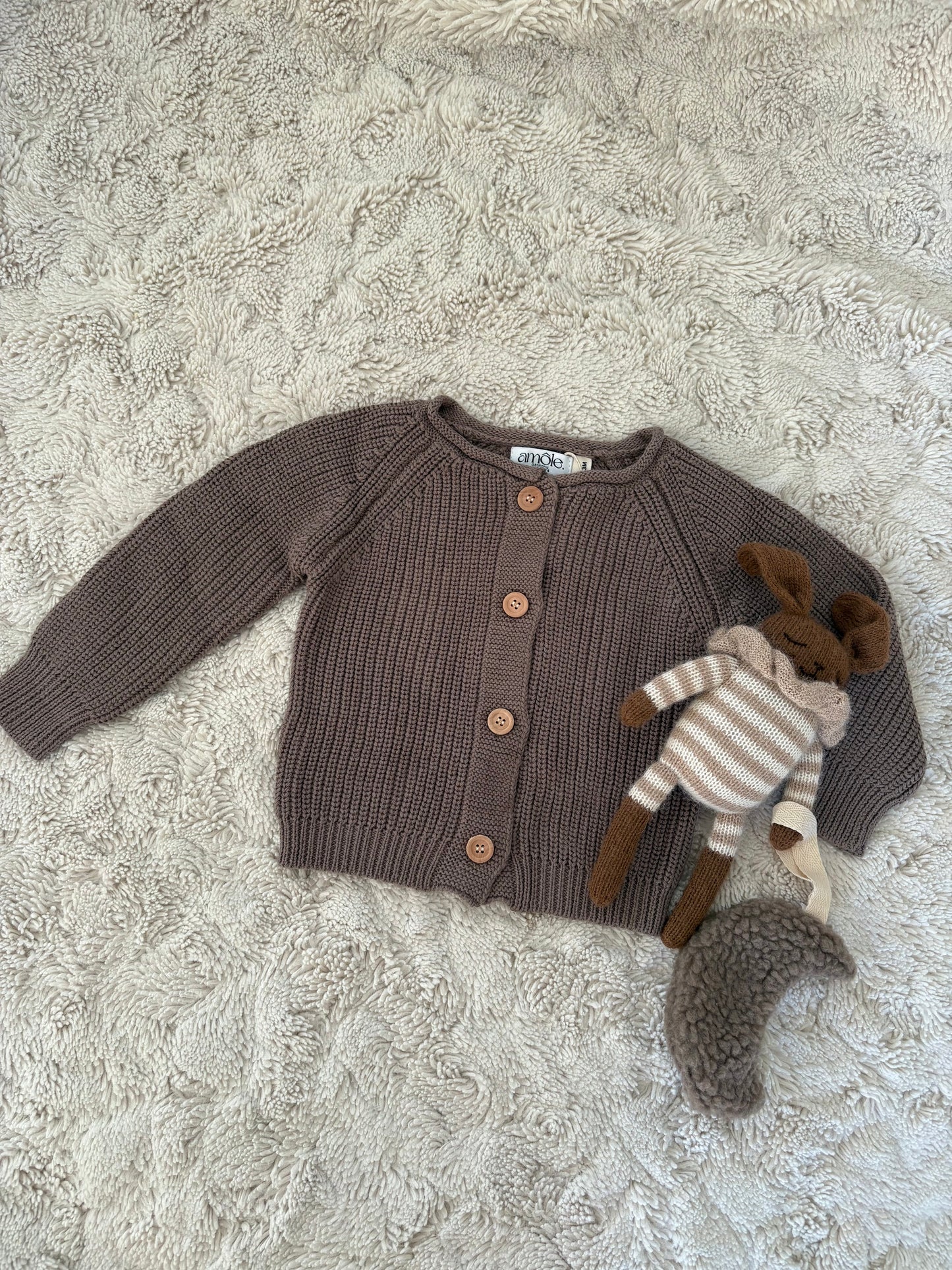 Strickjacke - Hello, I'm new here - in Taupe